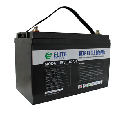 paquet de batterie de 1280Wh 100Ah 12V LiFePO4 pour le stockage de l'énergie à la maison