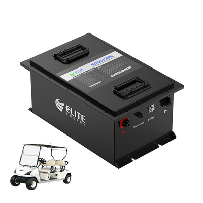 Batterie à forte intensité de 48V LiFePO4 pour le chariot de golf 51.2V 105Ah 160Ah