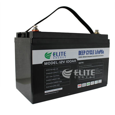Phosphatez la batterie du fer 12V 100Ah rv LiFePO4 de lithium rechargeable